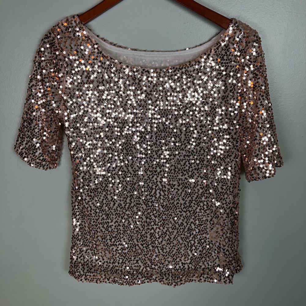 Boutique Style Full Sequins Top